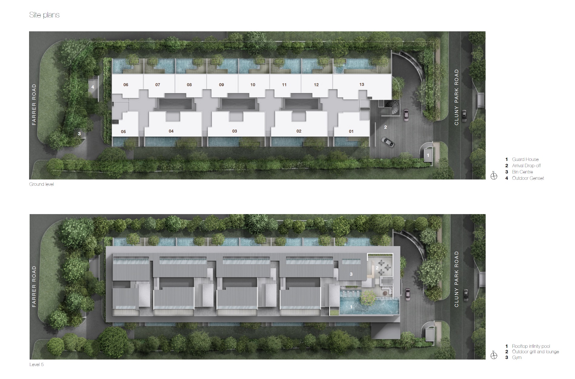 Cluny Park Site Plan