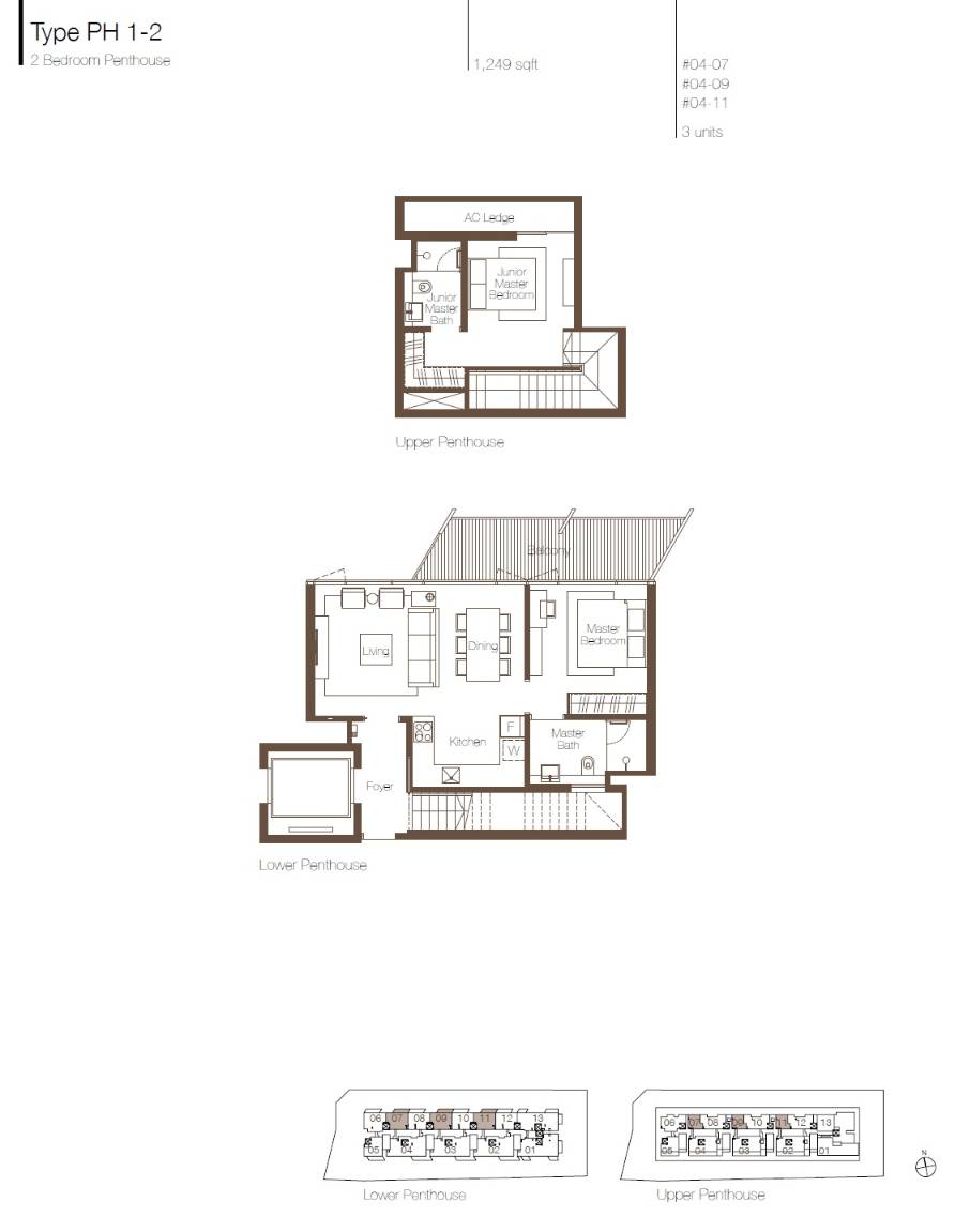 Cluny Park 1 Bedroom Floor Plan 5